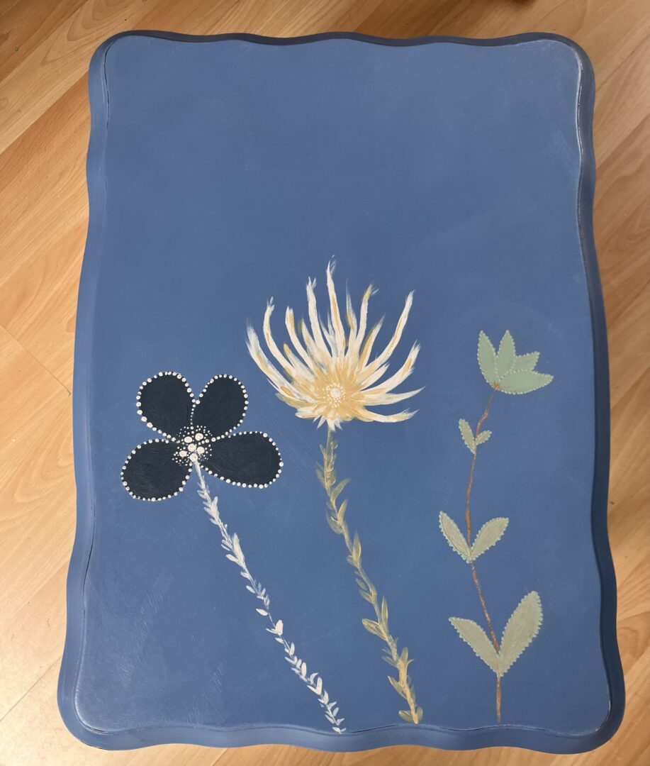 Uitgelichte afbeelding voor “Bijzettafels, set van drie in drie kleuren blauw”