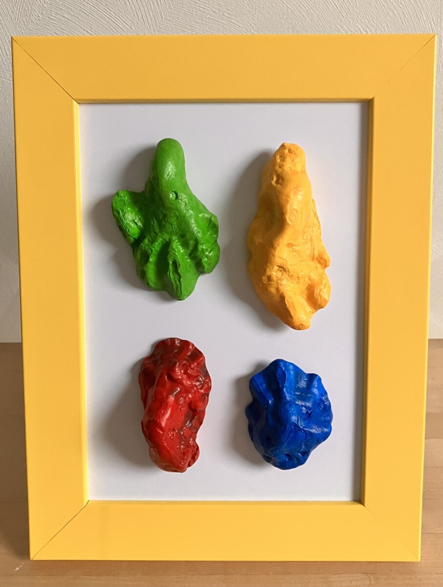 Multicolor ingelijste schelpen - Afbeelding 3