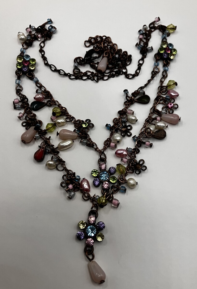 Lieve ketting met parelmoerkraaltjes - Afbeelding 4