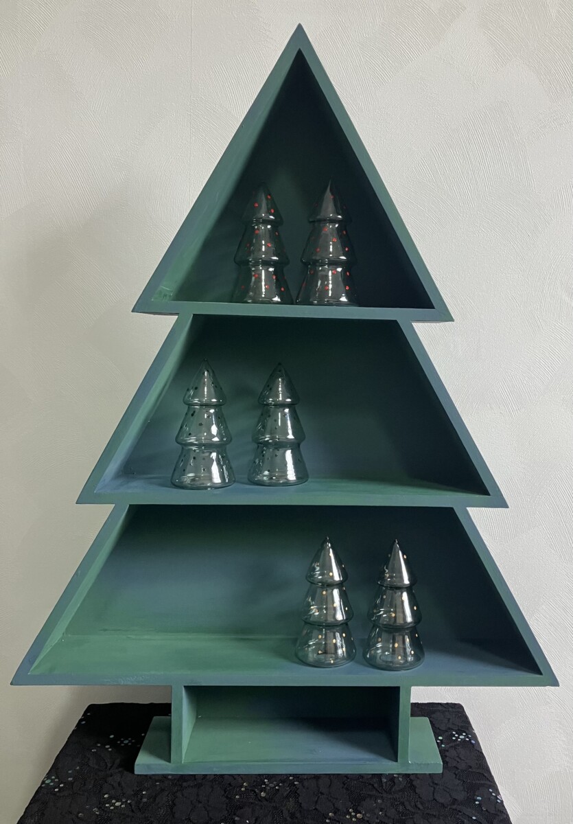 Uitgelichte afbeelding voor “Kerstboom wandrekje in blauw/groen”